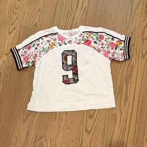 Floral Number Print Women's Jersey